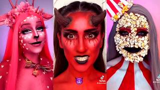 Makeup Inspired By Emojis  TikTok Emoji Makeup Challenge [upl. by Caitrin]