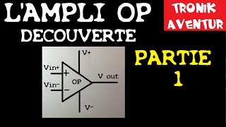 TRONIK AVENTUR 161  AMPLI AOP  AMPLI OP initiation  PARTIE 1  ELECTRONIQUE POUR LES NULS [upl. by Earezed]