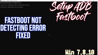 Setup ADB Fastboot for All Realme Devices  Fix fasboot not detecting device error [upl. by Folger]