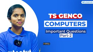 TS Genco  Computers Important Questions Part02 tsgenco genco transco [upl. by Nev]