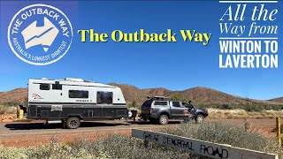 Travel the Outback Way from east to west Winton QLD to Laverton WA July 2022 [upl. by Fakieh]