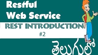 RESTFUL Web Service Tutorial In Telugu తెలుగులో  2 [upl. by Adnauqaj]