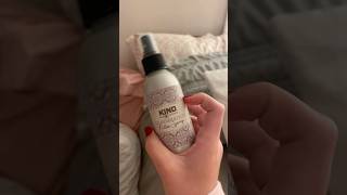 Spray my pillows with lavender spray with me 💜asmr preppy viralvideo nails spray love [upl. by Adikram]