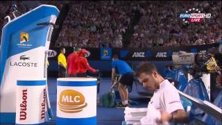 Stanislas Wawrinka Vs Rafael Nadal Australian Open 2014 Final FULL HD [upl. by Aihcila]