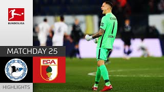 Arminia Bielefeld  FC Augsburg 01  Highlights  Matchday 25 – Bundesliga 202122 [upl. by Nashom319]