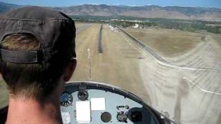 Glider Flight  CRAZY landing [upl. by Cloe]