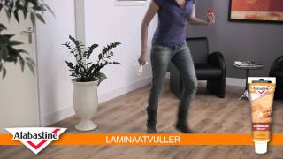 How to  Laminaatvuller  Alabastine [upl. by Idrahs409]