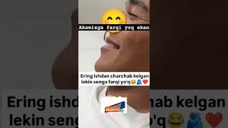 SIZDAN NIMA KETI VIDEOGA BITTA LIKE 😅👍funny 1mln comedyvideos instagram subscribe japan rells [upl. by Netsreik]