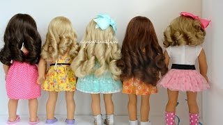 Different Hair Styles For American Girl [upl. by Tasha]