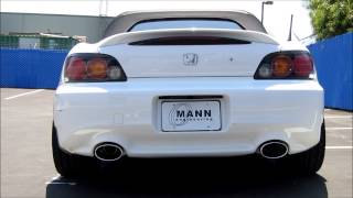 Milltek Sport Honda S2000 Dual Muffler Catback Exhaust Comparison [upl. by Thagard550]