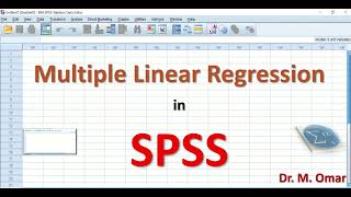 Multiple linear regression in SPSS [upl. by Kellina]