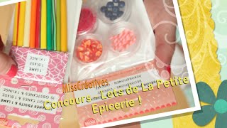 FERMÉ Concours  Lots de La Petite epicerie [upl. by Anitniuq]