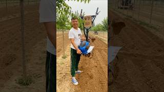 Hillside hilly land orchard greenhouse corn field Rotary tiller Weeding machine part 650 [upl. by Laryssa]