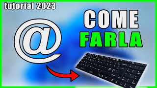 Come fare la chiocciola quotquot sulla tastiera Tutorial ITA viral pc tastieraveloce shortcut key [upl. by Mitchiner]