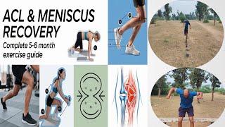 Acl and Meniscus surgery exercise 5 to 6 months complete guide aclrehabilitation kneeinjury knee [upl. by Blaire]