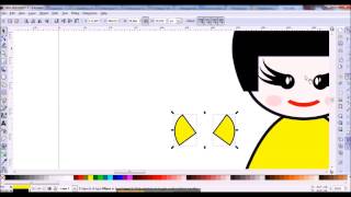 Inkscape vj6  Kokeshi Doll [upl. by Wolff515]