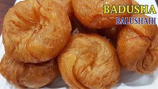 BADUSHAబాదుషాFlaky and Juicy Perfect Sweet Shop Style Badusha in teluguBALUSHAHISWEET RECIPES [upl. by Htinek399]