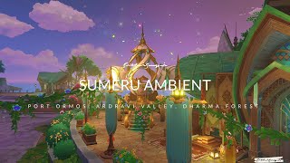 Nahidas Birthday  Port Ormos Sumeru Ambient Background Music 50 Min  Genshin Impact Ambience [upl. by Ocsirf335]