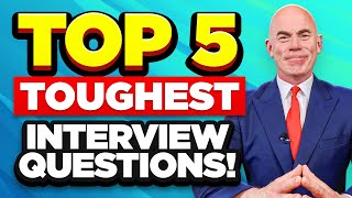 TOP 5 TOUGH BEHAVIOURAL INTERVIEW QUESTIONS amp ANSWERS [upl. by Mastat]