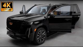 NEW 2022 Cadillac Escalade Black EditionExterior and interior Luxury SUV 4K [upl. by Ecinert]