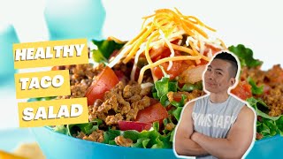 Healthy Taco Salad Recipe  What to Eat to Lose Weight [upl. by Qerat]