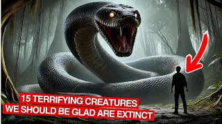 15 Terrifying Creatures We Should Be Glad Are Extinct [upl. by Wahl18]