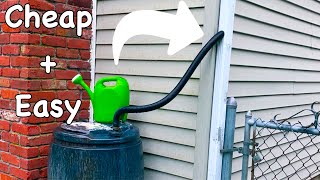 Simple Downspout diverter [upl. by Coughlin759]