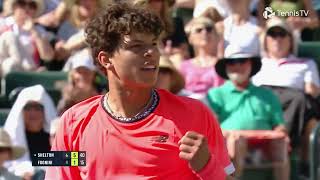 Ben Shelton vs Fabio Fognini First Round Match Highlights [upl. by Samoht]