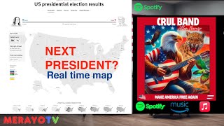 Presidential Election 2024 RealTime Map and Live Updates [upl. by Maxey260]