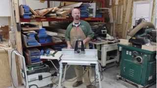 Festool CMS Router Table  How to cut a rabbet using a router table [upl. by Meensat]