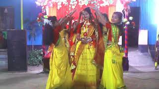 বরণ ডালা সাজা  boron dala saja  Arundhati  Bengali Song Dance Video [upl. by Oika22]