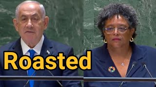 Barbados PM’s extraordinary reply to Netanyahu for selective use of Bible in UN  Janta Ka Reporter [upl. by Raouf228]