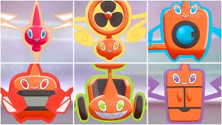 FULL ROTOM FORMS TEAM Shiny Rotom Rotom Heat Rotom Frost Rotom Mow Rotom Wash Rotom Fan [upl. by Lamond]