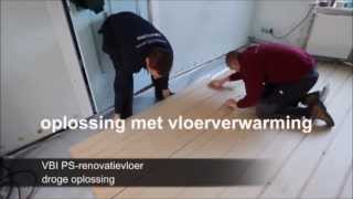 Vloerverwarming  Systeem Uponor  PSrenovatievloer VBI [upl. by Ahseken]