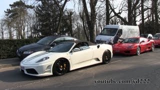 Ferrari F430 Spider w Capristo Exhaust LOUD accelerations [upl. by Eniamzaj230]