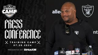 Antonio Pierce ‘Our Guys in the Building Know What They Need to Do’  Raiders  NFL [upl. by Herby]