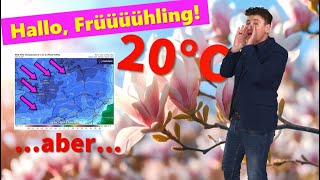 Das Wetter an Ostern Temperatursturz zum Palmsonntag aber dann neue Erwärmung Heute bis 20 °C [upl. by Wardle]