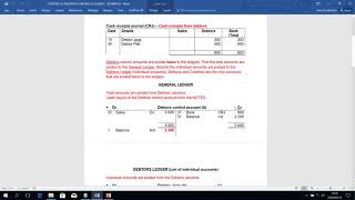 Debtors amp Creditors Control Accounts explained [upl. by Lawley156]