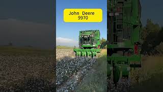 John Deere cotton pickercotton johndeere agriculturalmachinery [upl. by Aihsatal]