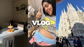 Vlog da Semana 39s de gestaçãomedo do parto induzidotestei a técnica do pontinho😅 [upl. by Akeenat250]