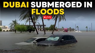 Dubai Rain News LIVE  Heavy Rain In Dubai Leads To Flood In Desert City Of Dubai  Times Now LIVE [upl. by Ver671]