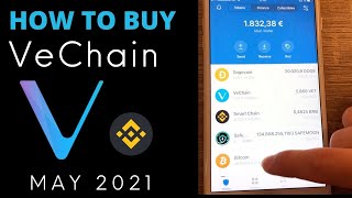 How to buy VeChain JULY 2021  Best way to buy VeChain Binance Tutorial Crypto for Beginners  VET [upl. by Farron]