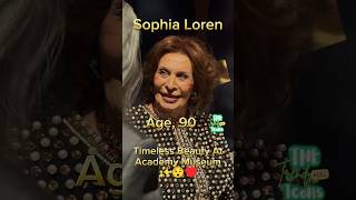 Sophia Loren Still Shinning at 90 antesedepois beforeandafter sophialoren hollywood [upl. by Lev]