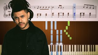 The Weeknd  Blinding Lights  Piano Tutorial  SHEETS [upl. by Elbon782]