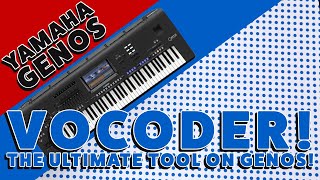 Yamaha Genos Vocoder Demo and Tutorial [upl. by Gilleod]