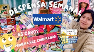 Despensa 🛒SEMANAL en WALMARTEs caro🤑 [upl. by Nawk]