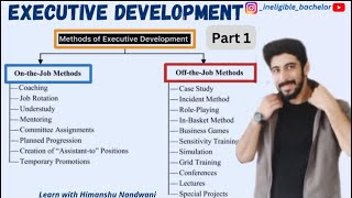 On the job methods of Executive Development  Business Administration  SY BCom Sem 3  himanshu [upl. by Jocelyne]