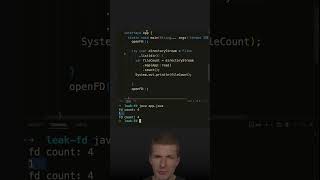 The Fileslist Resource Leak java shorts coding airhacks [upl. by Lehpar126]
