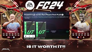 Is The Breakthrough Jumbo Rare Players Pack Plus Worth It  EA FC24 Ultimate Team [upl. by Husein]