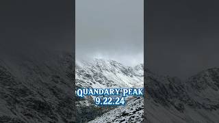 Quandary Peak 92224 [upl. by Nrubliw]